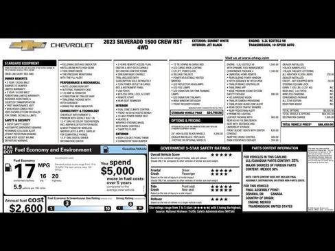 Used 2023 Chevrolet Silverado 1500 RST w/ Convenience Package II image 3