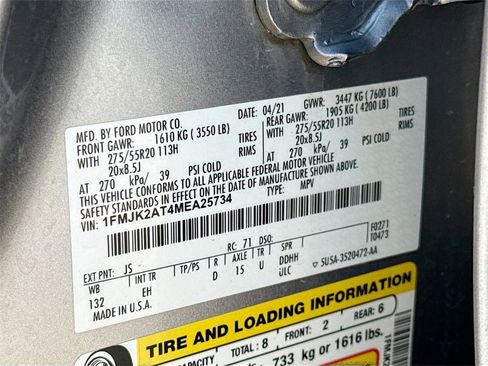 Used 2021 Ford Expedition Max Limited image 37