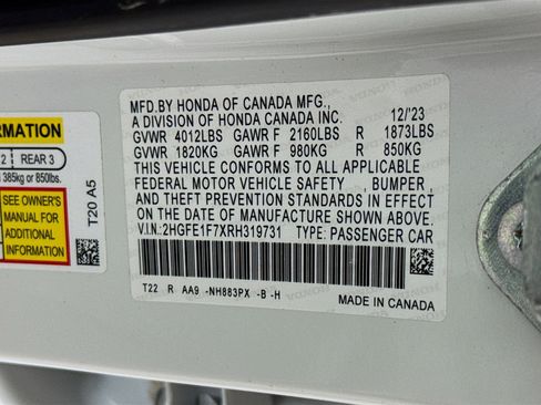 Used 2024 Honda Civic EX image 38