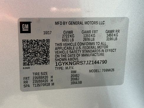 Used 2018 Cadillac XT5 Platinum w/ Driver Assist Package AWD/4WD image 34