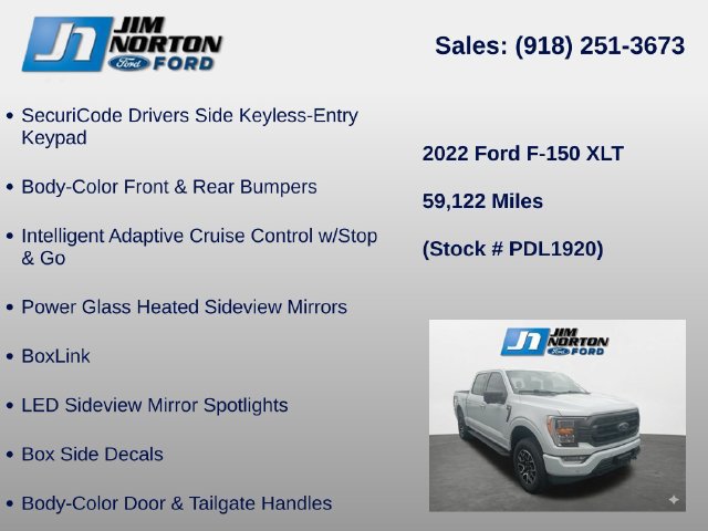 Used 2022 Ford F150 XLT w/ Equipment Group 302A High AWD/4WD image 18