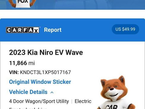 Used 2023 Kia Niro Wave w/ Wave Preserve Package FWD image 8