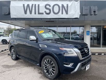 Used 2021 Nissan Armada Platinum w/ Captain's Chairs Package
