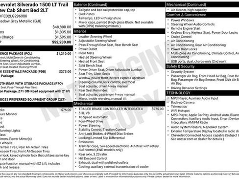 Certified 2020 Chevrolet Silverado 1500 LT Trail Boss w/ Convenience Package AWD/4WD image 26