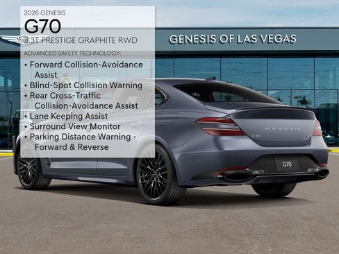 New 2026 Genesis G70 3.3T Prestige RWD image 7