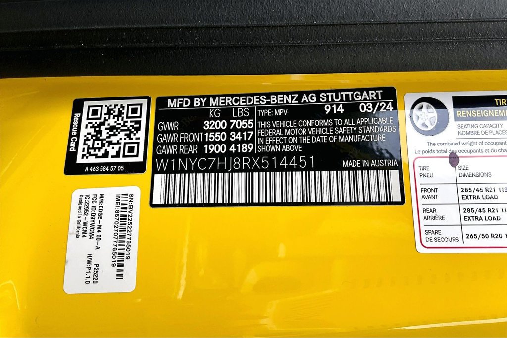 Certified 2024 Mercedes-Benz G 63 AMG 4MATIC image 35