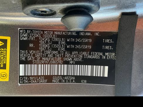 Used 2018 Toyota Highlander Limited AWD/4WD image 19