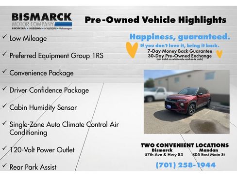 Used 2023 Chevrolet TrailBlazer RS w/ Convenience Package AWD/4WD image 5