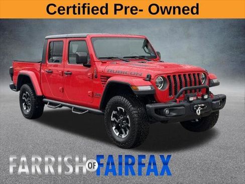 Certified 2021 Jeep Gladiator Rubicon w/ Dual Top Group AWD/4WD image 1