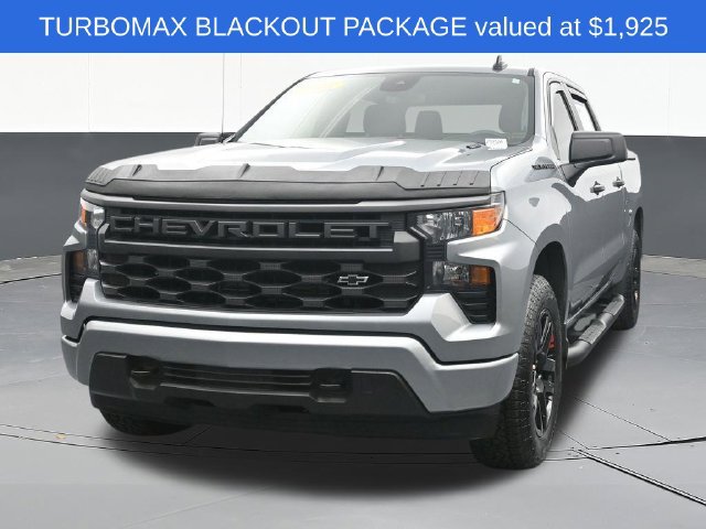 Used 2026 Chevrolet Silverado 1500 Custom w/ Turbomax Blackout Package AWD/4WD image 2