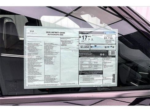 New 2026 INFINITI QX80 Autograph image 39