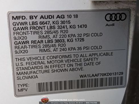 Used 2019 Audi Q7 3.0T Premium Plus w/ Premium Plus Package AWD/4WD image 32
