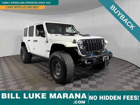 Used 2021 Jeep Wrangler Unlimited Rubicon 4xe w/ Steel Bumper Group AWD/4WD image 1
