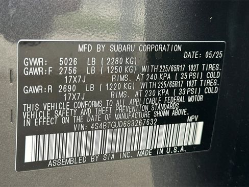 New 2025 Subaru Outback Wilderness image 38