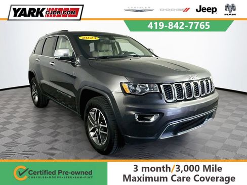 Certified 2021 Jeep Grand Cherokee Limited w/ Trailer Tow Group IV AWD/4WD image 1