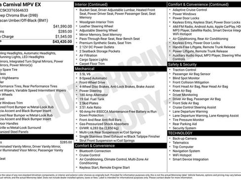 New 2026 Kia Carnival EX image 4