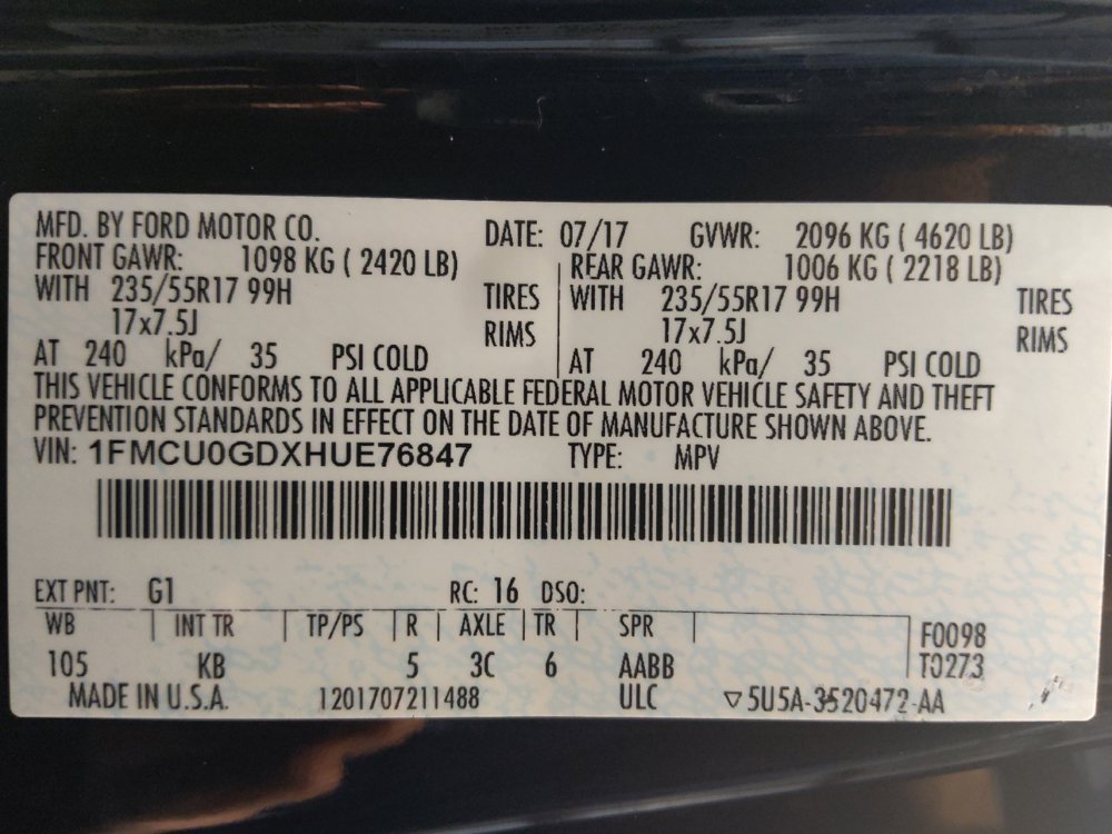 Used 2017 Ford Escape SE w/ Equipment Group 201A FWD image 33