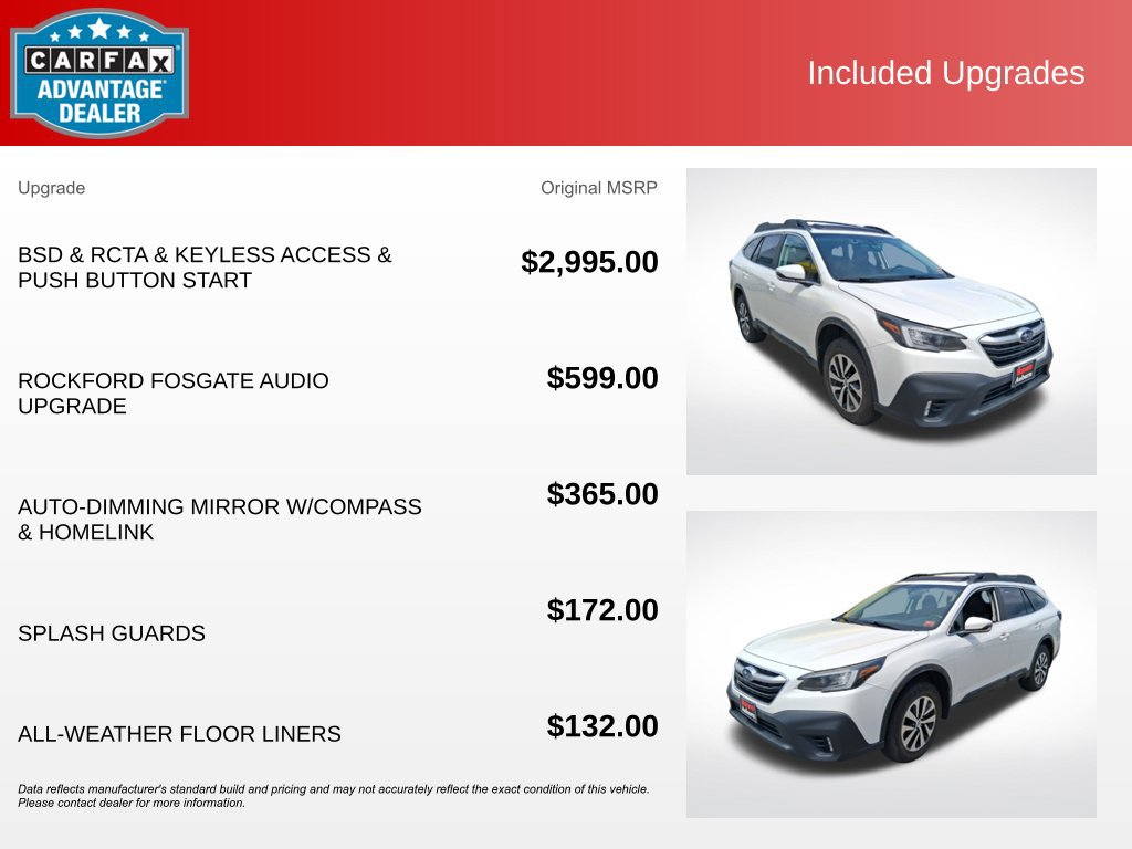 Used 2020 Subaru Outback Premium AWD/4WD image 13