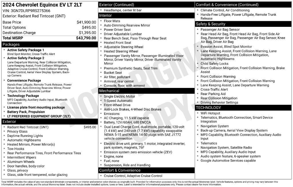 Used 2024 Chevrolet Equinox EV LT FWD image 5