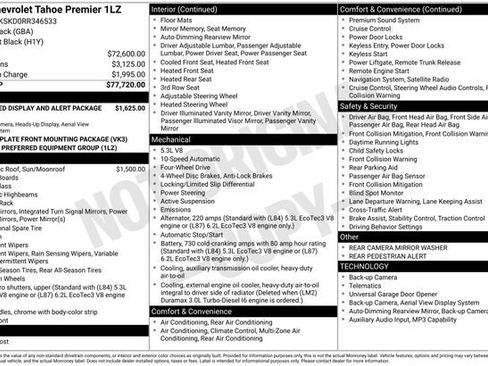 Certified 2024 Chevrolet Tahoe Premier AWD/4WD image 25