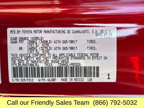 New 2025 Toyota Tacoma TRD Off-Road w/ TRD Off Road Upgrade Package image 24