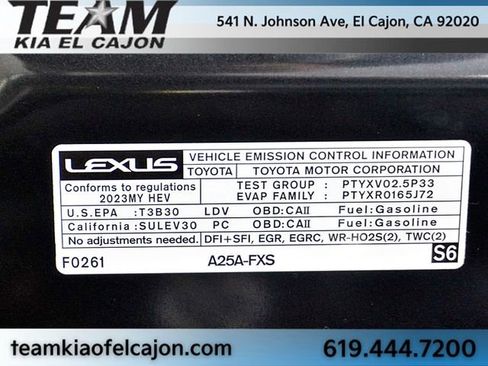 Used 2023 Lexus ES 300h w/ Premium Package image 42