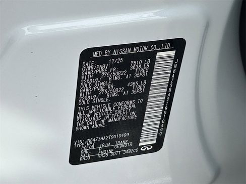 New 2026 INFINITI QX80 Luxe image 33