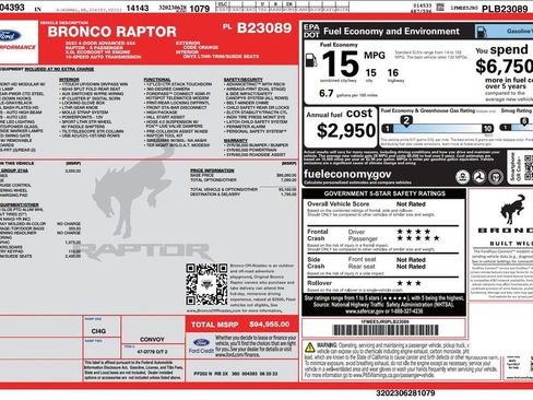 Used 2023 Ford Bronco Raptor image 5