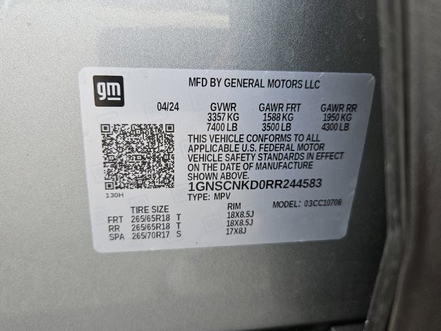Used 2024 Chevrolet Tahoe LT RWD image 8