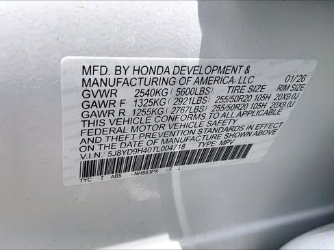 Used 2026 Acura MDX FWD w/ Technology Package image 33