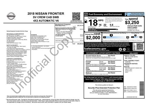 Used 2018 Nissan Frontier SV RWD image 34
