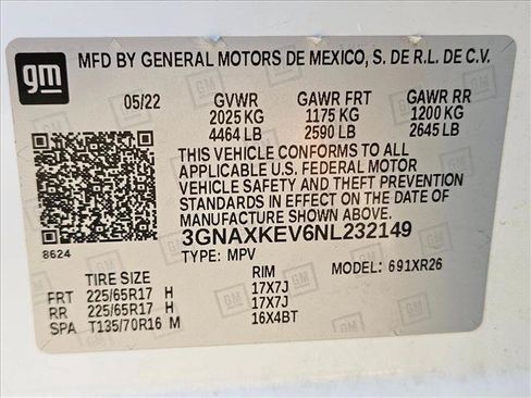 Used 2022 Chevrolet Equinox LT FWD image 24