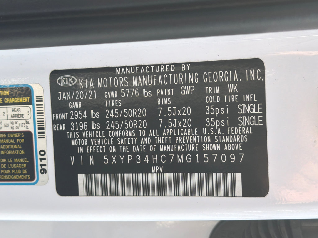 Used 2021 Kia Telluride EX w/ EX Premium Package FWD image 36