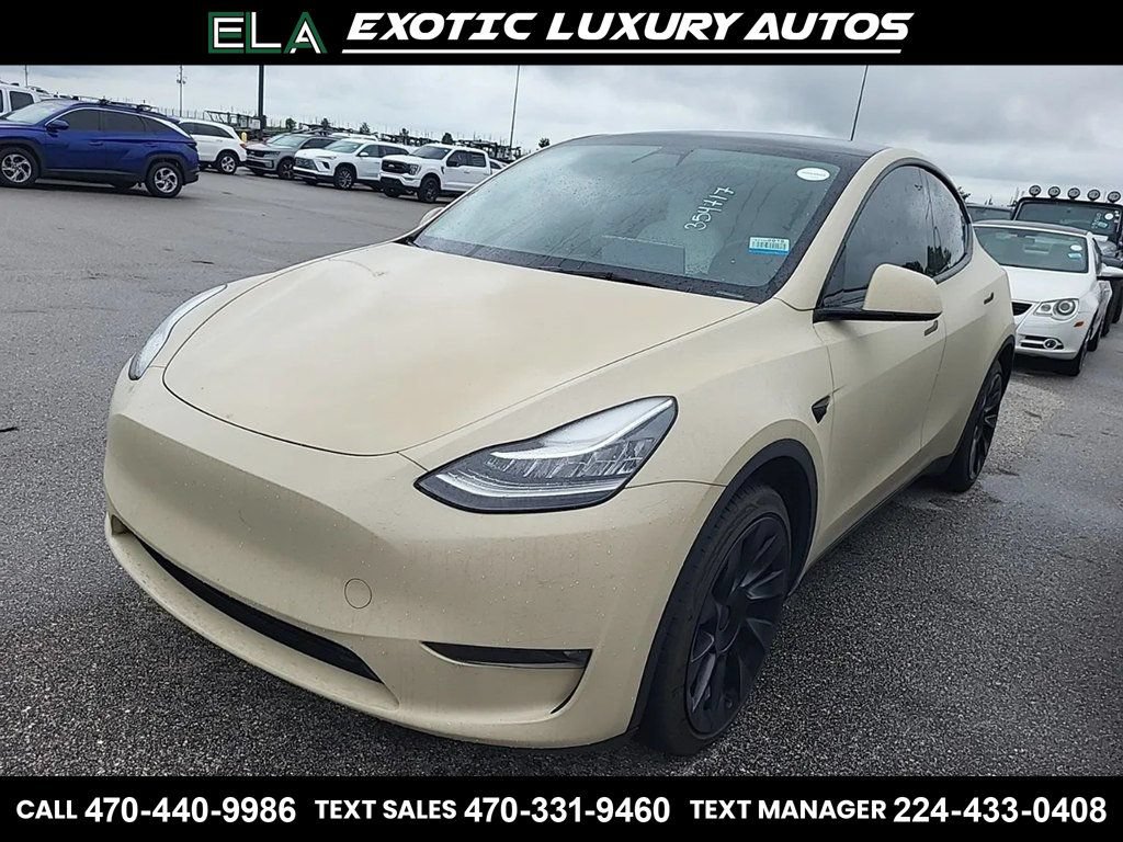 Used 2022 Tesla Model Y Long Range AWD/4WD image 1