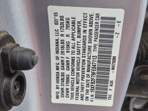Used 2015 Honda Civic SE image 17