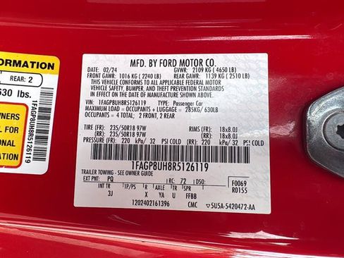 Used 2024 Ford Mustang Premium RWD image 27