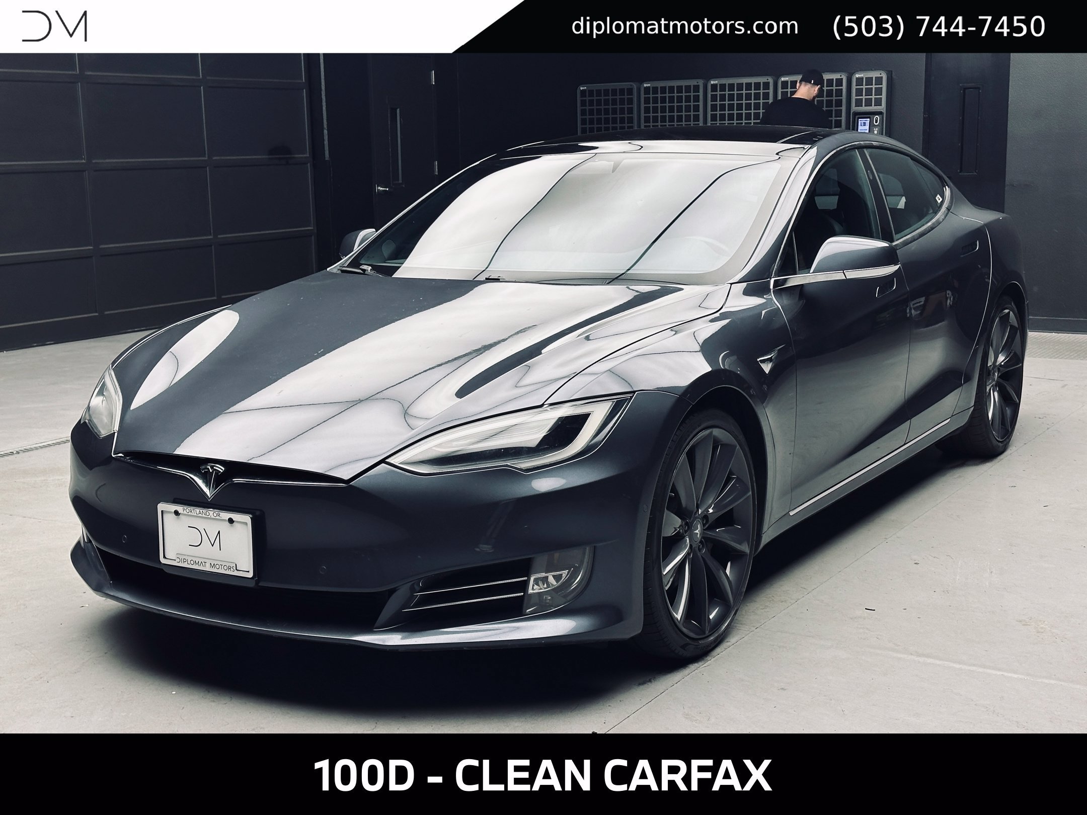 Used 2017 Tesla Model S 75D AWD/4WD image 1
