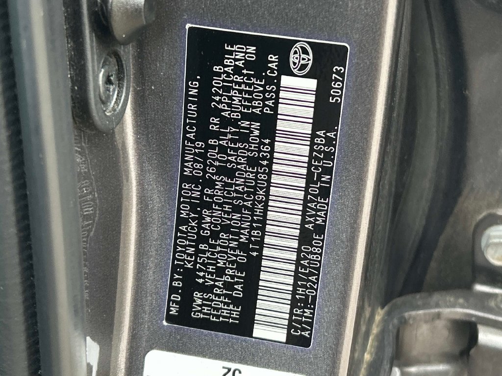 Used 2019 Toyota Camry SE FWD image 10