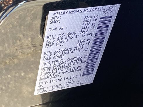 Certified 2022 INFINITI QX60 Luxe w/ Cargo Package image 37