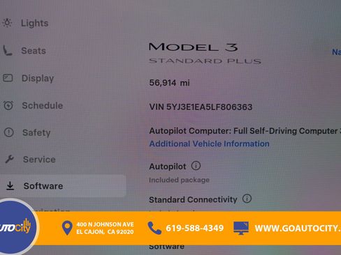 Used 2020 Tesla Model 3 Standard Range image 3