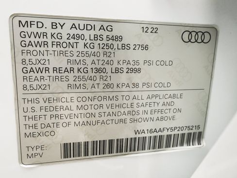 Used 2023 Audi Q5 2.0T Prestige w/ Prestige Package AWD/4WD image 15