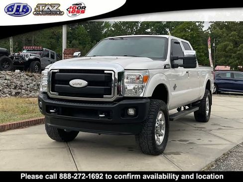 Used 2016 Ford F350 Lariat w/ Lariat Ultimate Package AWD/4WD image 3