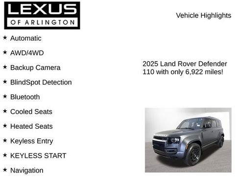 Used 2025 Land Rover Defender 110 AWD/4WD image 7