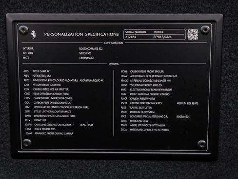 Certified 2025 Ferrari SF90 Spider AWD/4WD image 46