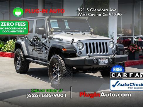 Used 2017 Jeep Wrangler Unlimited Sport w/ Connectivity Group AWD/4WD image 4