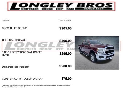 Used 2022 RAM 2500 Big Horn w/ Snow Chief Group image 2