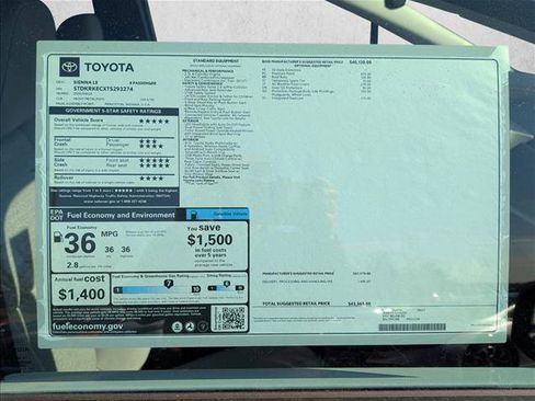 New 2026 Toyota Sienna LE image 17