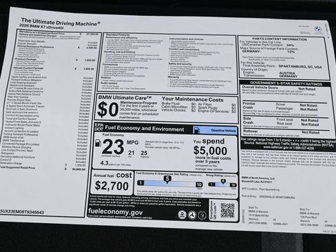 New 2026 BMW X7 xDrive40i AWD/4WD image 39