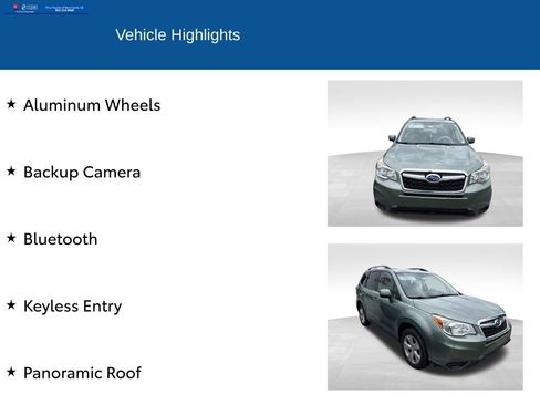 Used 2016 Subaru Forester 2.5i Premium w/ Popular Package #2 AWD/4WD image 2