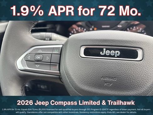 New 2026 Jeep Compass Limited AWD/4WD image 13